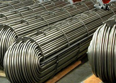 Stainless Steel Seamless U Bend Heat Transfer Tube Annealed SA213 TP304N UNS S30451