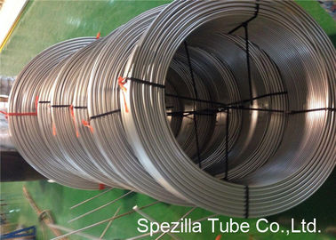 TP316L Tavlı paslanmaz çelik boru bobini Dikişsiz ASTM A269 OD 1/4 &#39;&#39; X 0.035 &#39;&#39;
